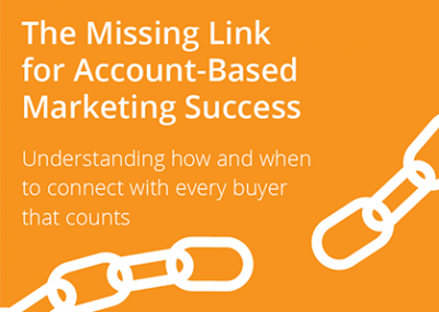 [eBook] The Missing Link for Account-Based Marketing Success