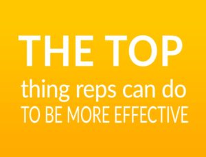 Survey says the top thing sales reps can do to be more effective is understand their buyers