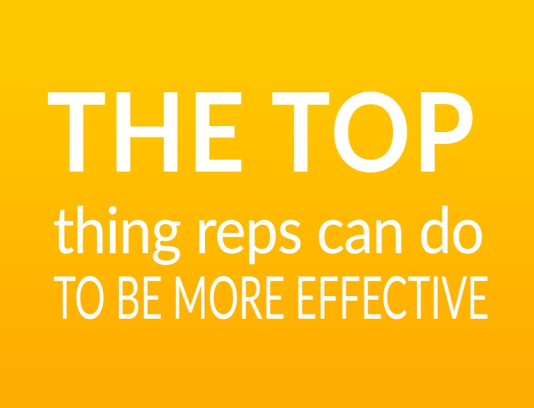 Survey says the top thing sales reps can do to be more effective is understand their buyers